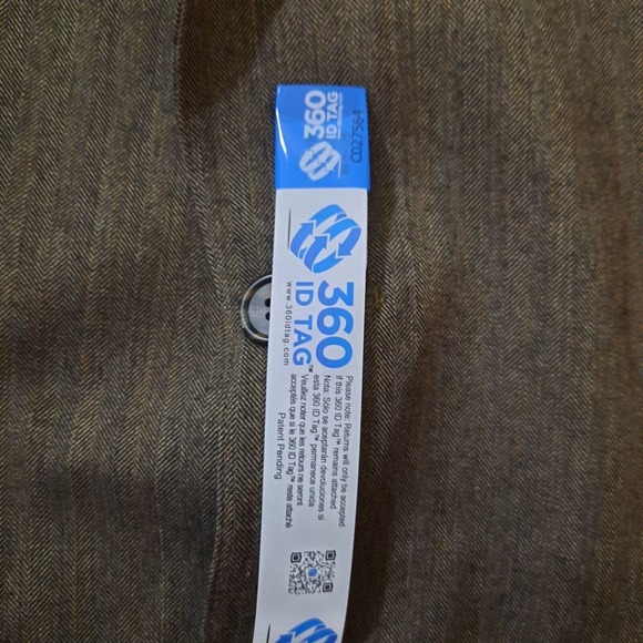 Mens Sport Coat Blazer Suit Jacket 39R 43" Brown Herringbone 2 Button Wool USA* - Picture 12 of 12